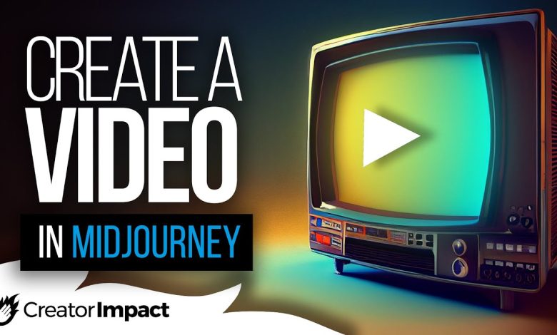 Midjourney AI video generator